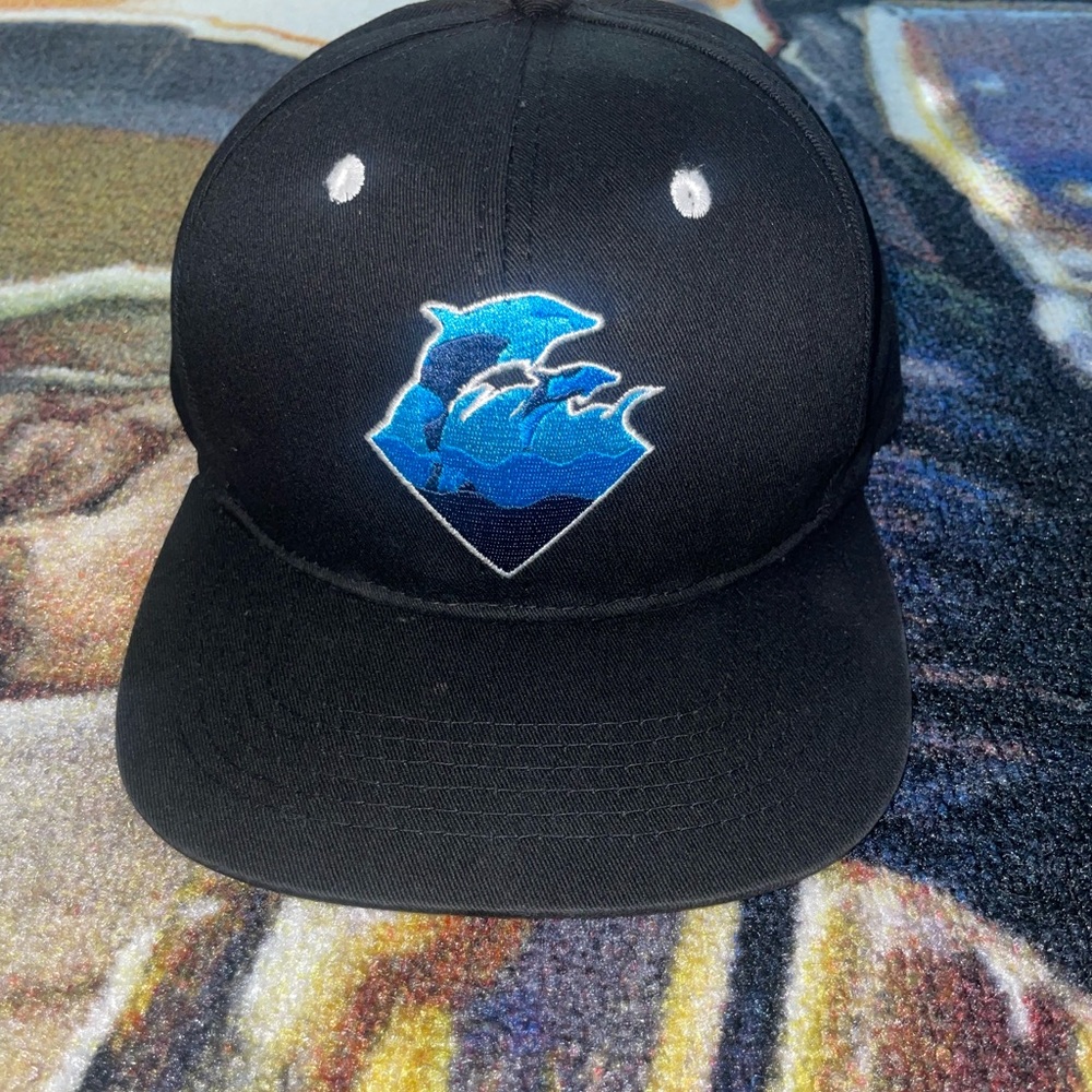 Pink dolphin snapback
